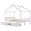 Lit plateforme House avec deux tiroirs-1321067007