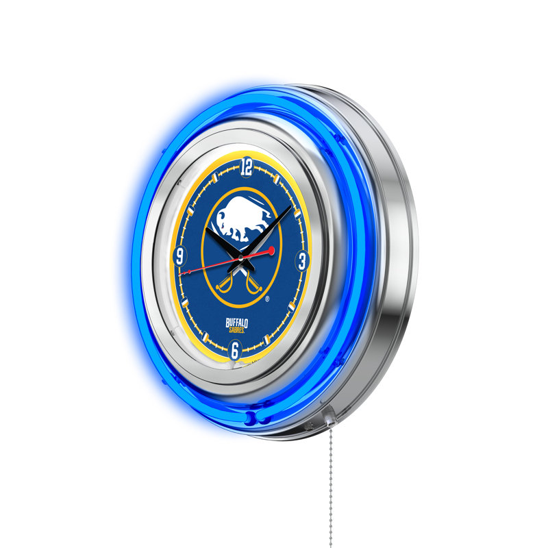 Horloge murale 15" nhl, Buffalo Sabres