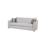 Sinuous Springs With Comfortable Cushions And Sand Coloured Upholstery Reversable In Strong Build Extra Comfort