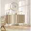Three-Door Oiled Oak Chest of Drawers