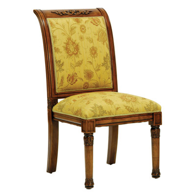 19.9'' H Cotton Blend Upholstered Side Chair