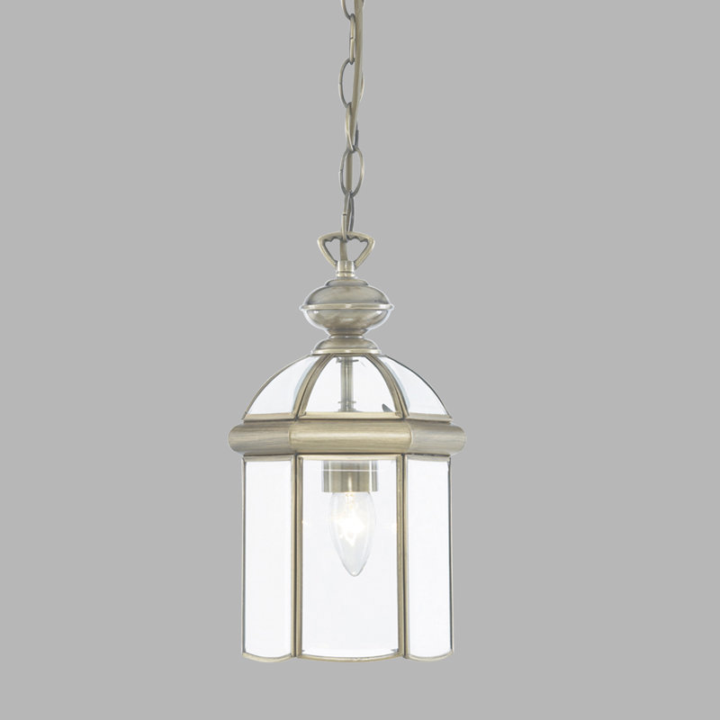 Alvaro 1 - Light Lantern Pendant, Antique Brass