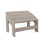 Tabouret en résine PEHD Crystal Harbor