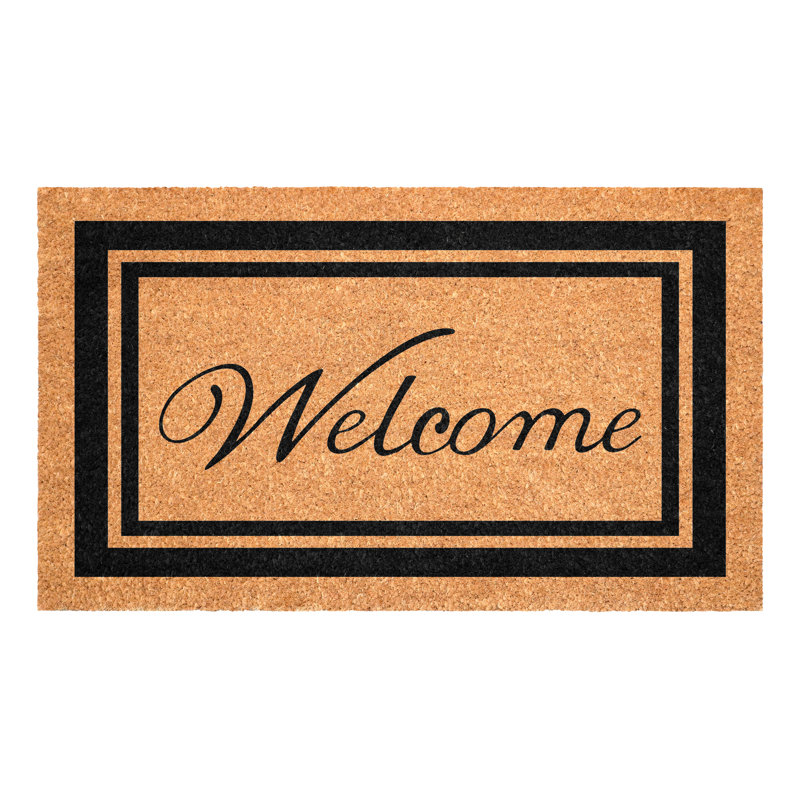 Stender Non-Slip Outdoor Doormat, Black, Rectangle 2' x 3'