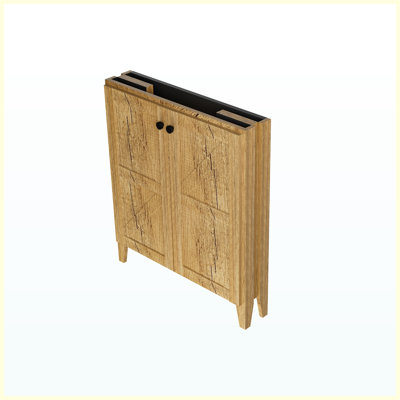 Meuble de rangement pliable sur pied pour salle de bain 30 po (sans lavabo)