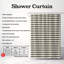 Cream Lines - Premium Shower Curtain-1109996412