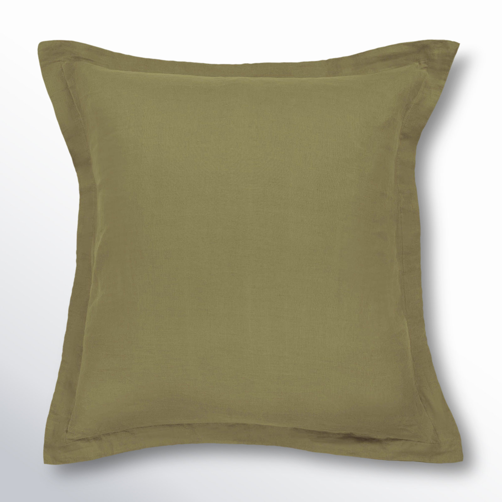 28" x 28" Linen Pillow Cover, Moss