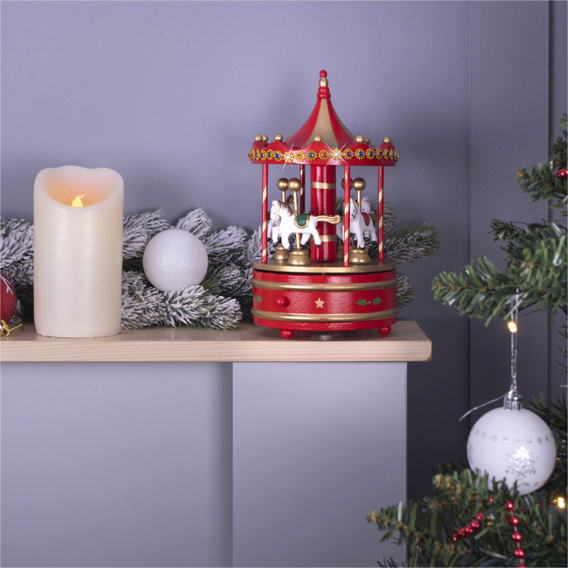 Victorville Decorative Accent, Red