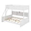 Lit superposé avec armoires de rangement et ports USB-851413843