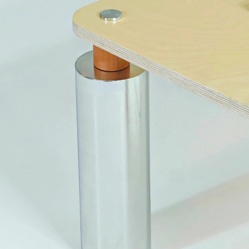 Table basse au design créatif personnalisé, H 14,48 po x L 31,49 po x l 31,49 po