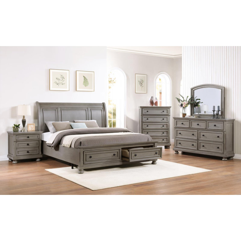Light Gray King Bed, King