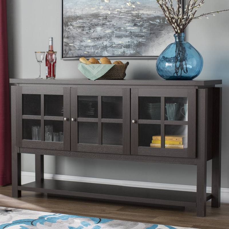 Mancha 380.64cm Sideboard, Dark Walnut