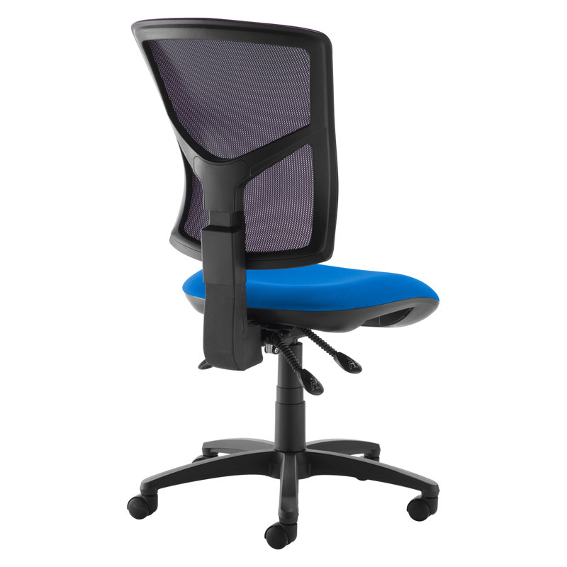 Mesh Back Operators Chair, Light Blue