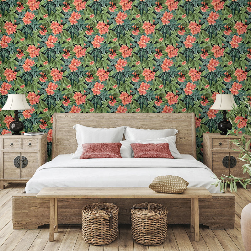 Tommy Bahama Darwin Flora, Green/Orange