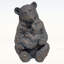 Statue 12 po bronze antique mère et ourson, texture de fourrure réaliste, sculpture de jardin d'extérieur durable-616815069