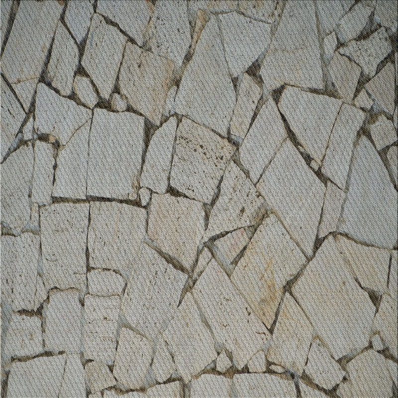 Tapis abstrait gris, Carré 8 pi