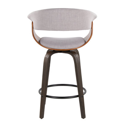 Tabouret de comptoir à hauteur fixe Vintage - ensemble de 2