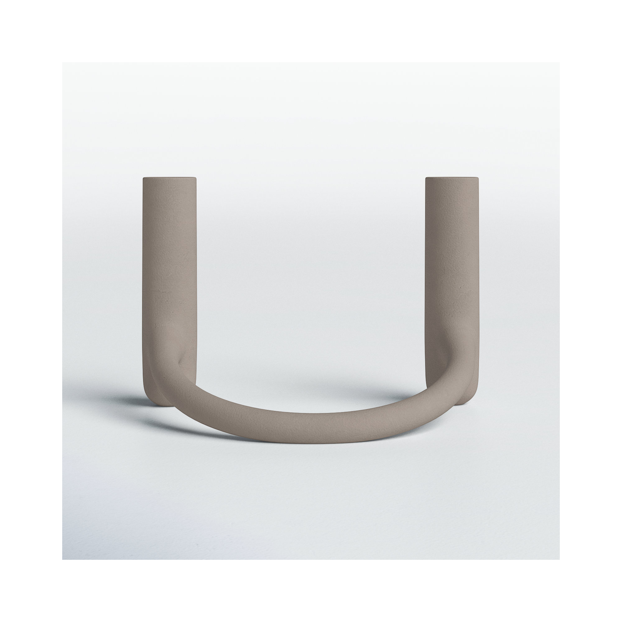 Aluminium Multi Candleholder, Off White