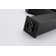 Single Handle Waterfall Bathroom Vanity Sink Faucet With Extra Large Rectangular Spout