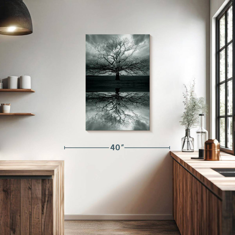 Hitzel Haunted Tree Reflection, 36" H x 24" W