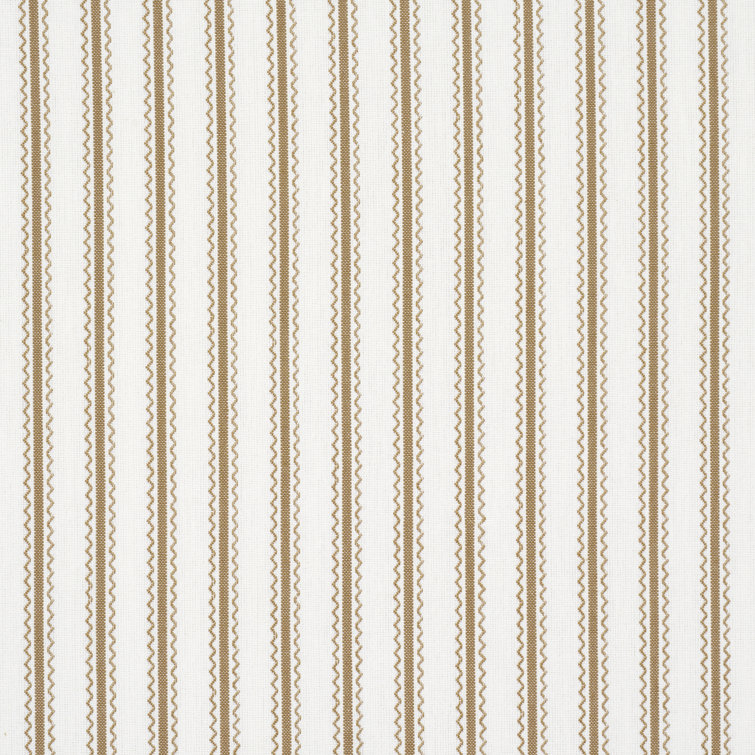Schumacher x Mark D. Sikes Birdie Ticking Stripe Fabric
