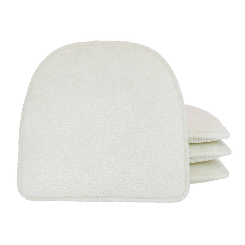 Baggio Outdoor 2'' Dining Chair Seat Cushion, White