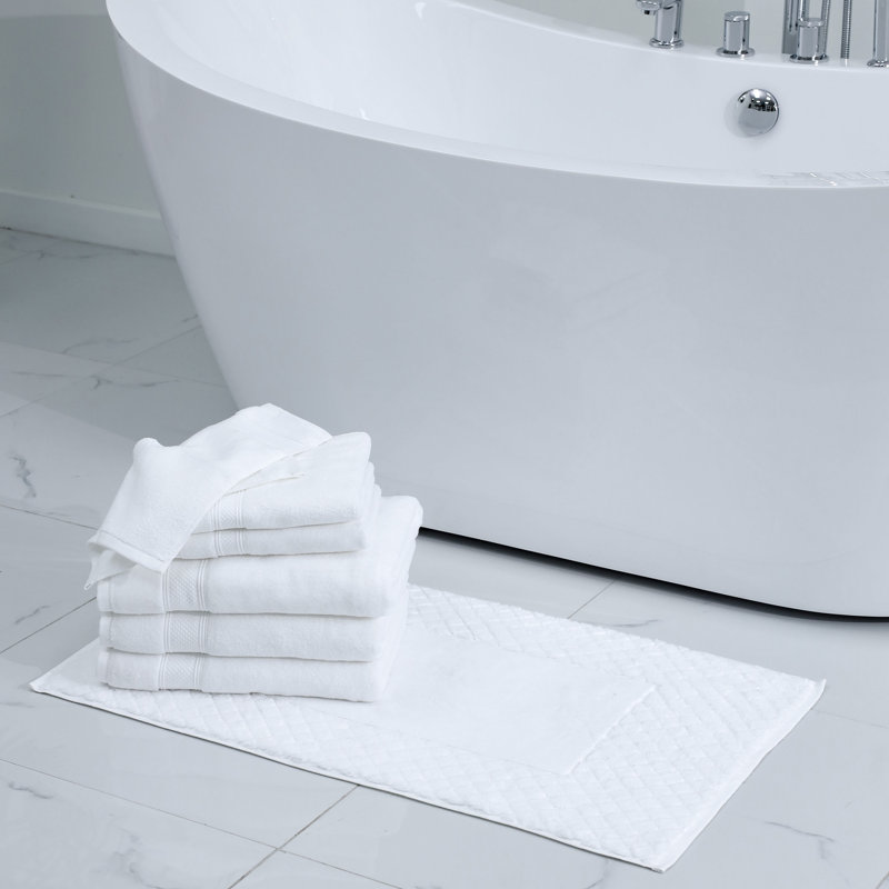 Martex Atelier Zen Optical White Towel, Hand Towel - 12 Pack