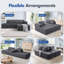 3 Seater Corduroy Sectional-53277953