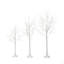 Ensemble de bouleau éclairé, arbre artificiel avec lumières chaudes 4ft 48 LED / 5FT 72 LED / 6FT 96 LED, décoration intérieure et extérieure