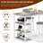 Bar Table Set For 2, 3 Piece Bar Table Set, Bar Table And Chairs Set With PU Upholstery Stool And 3 Open Storage Shelves, Pub Table Set For Small Space And Kitchen, Black-106630105-106630106