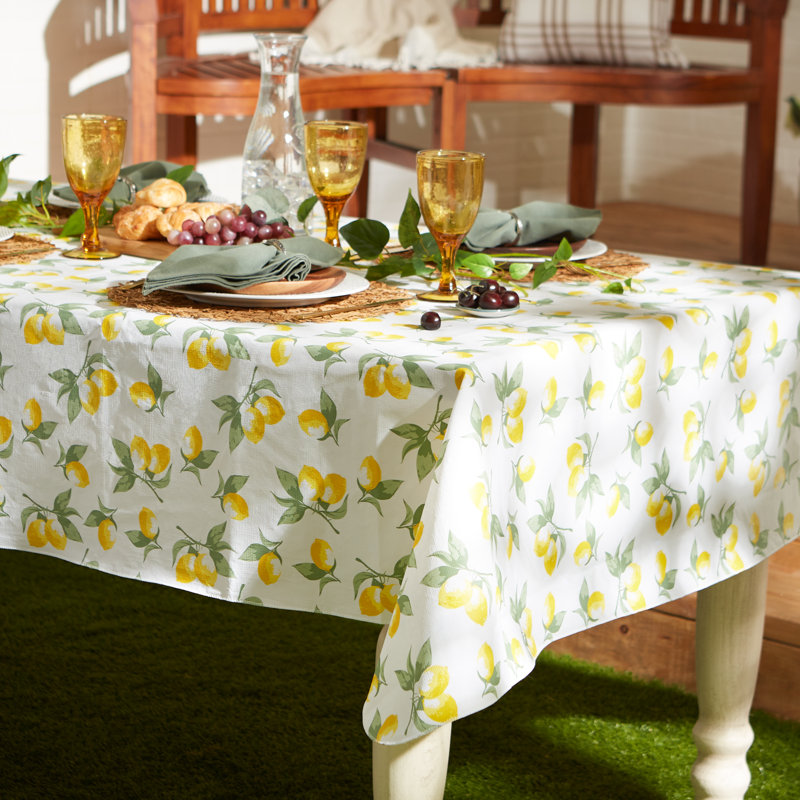 Levinson Floral Tablecloth, 60" W x 84" L