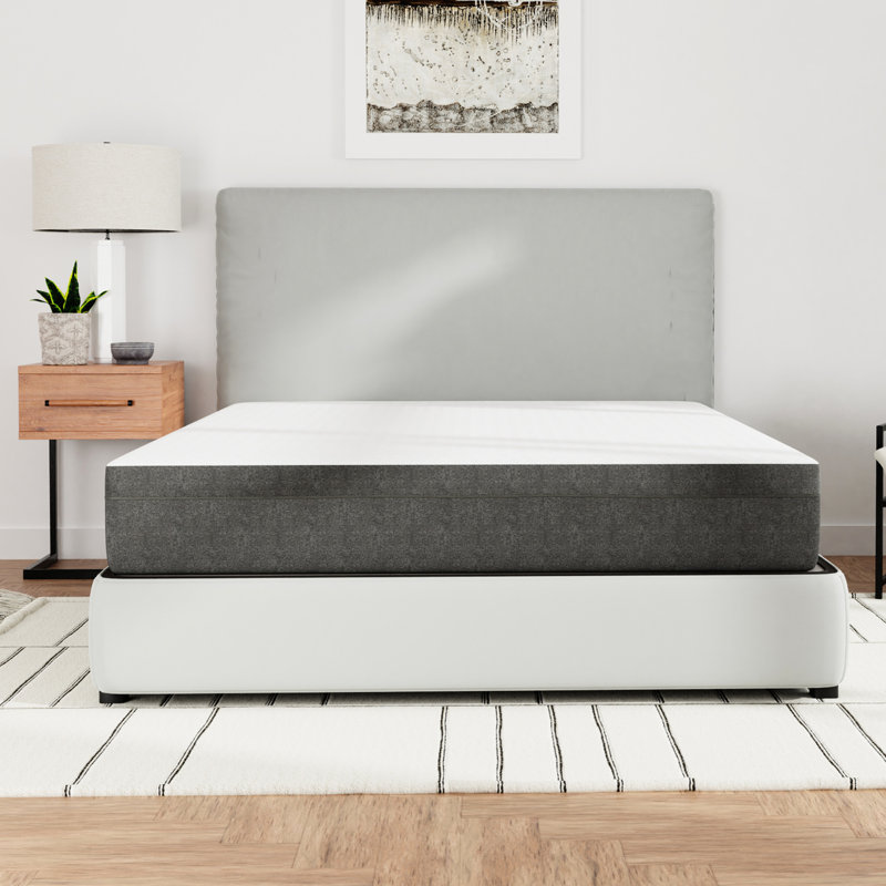 Matelas en mousse à mémoire de forme de 10 po avec support en gel et sur les côtés pour les nuits froides, sommeil stable et durabilité accrue