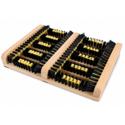 Wooden Boot Scrubber Brush for Indoor and Outdoor Shoe