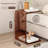 C-type Simple And Luxurious End Table，Transparent-1793333391