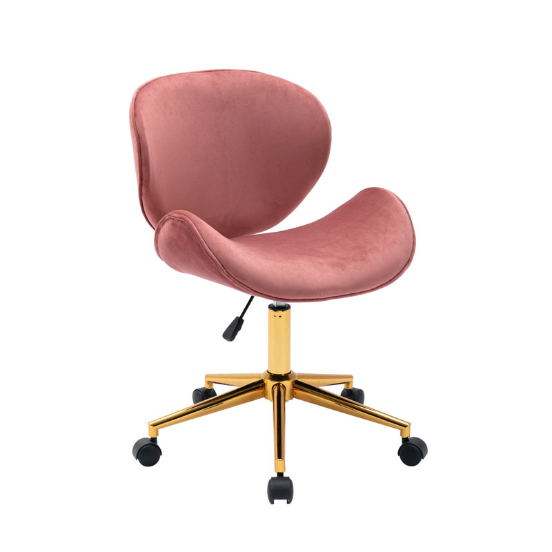 Chaise de bureau Bedfo, Rose