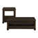 Spinelli 2PC Occasional Table Set In Cherry-Rectangular Lift-Top Coffee Table & End Table
