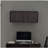 Stained Walnut Wall Storage Cabinet