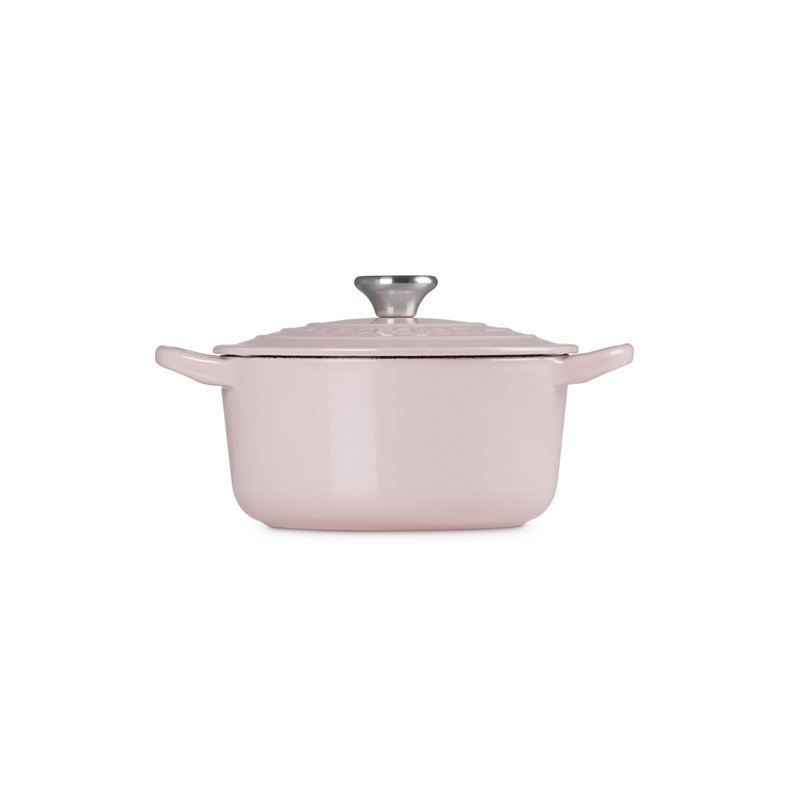 Le Creuset Classic Cast Iron Round Casserole 16cm Chiffon Pink