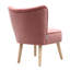 Genibrel Velvet Slipper Chair-1944885640