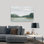 Symphonie silencieuse, paysage serein contemporain, art de la nature