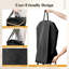Grand panier à linge, panier à linge imperméable 100L avec couvercle et sac amovible, grand panier à linge pliable avec poignées en bambou