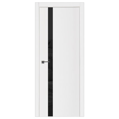 Glam G-Pro 1G Pre-Hung Soft White Laminated Modern Interior Door 24in x 84in Right In-Swing