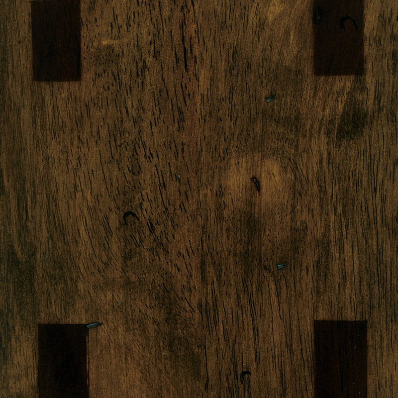 24" Counter Height Stool with Saddle Seat, Distressed Cherry Brown, Set Of 2, Counter Stool (24” Seat Height), Brown