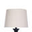 Plastic,S,2,24"H,Teardrop Table Lamps,Blk