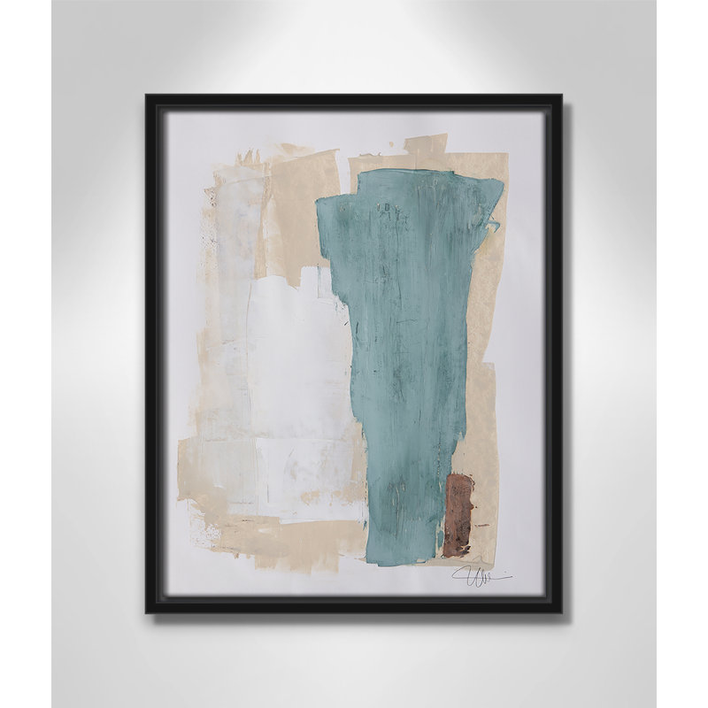 Together We Work-II by Filippo Ioco, Black Framed, 15.5" H x 12.5" W x 2" D