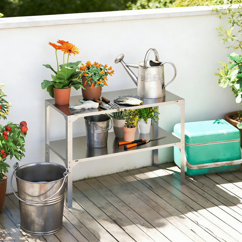 Galvanised Steel Potting Bench