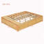 Structure de grand lit plateforme avec 4 tiroirs de rangement-1504557568
