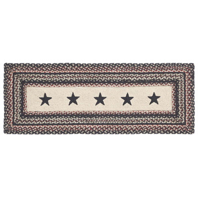 Kenelm Geometric Jute Table Runner