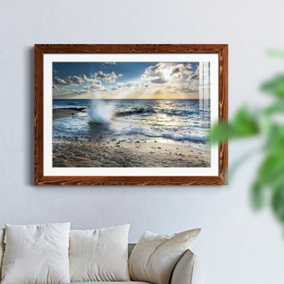 Caribbean Sundown - Photographie avec cadre photo