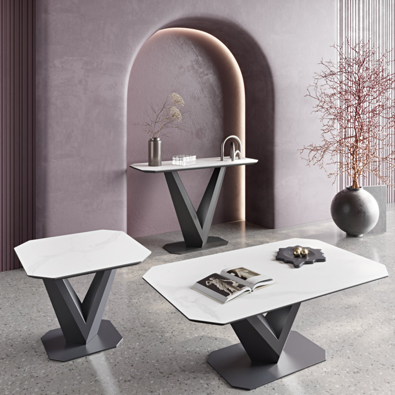 Cleoria Pedestal Coffee Table